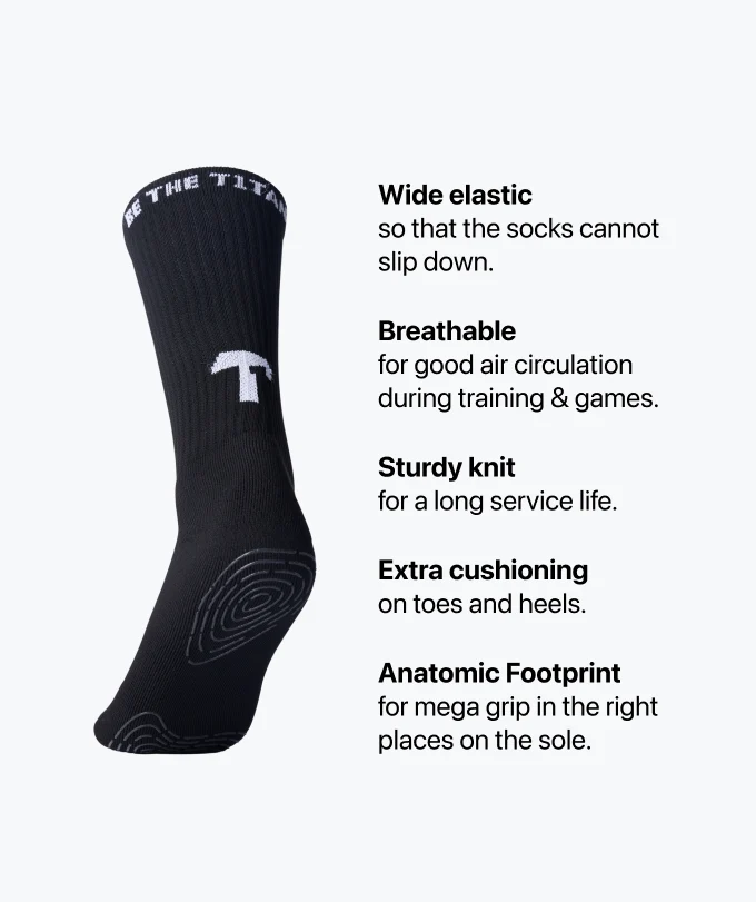 Grip Socks - Black - Image 5