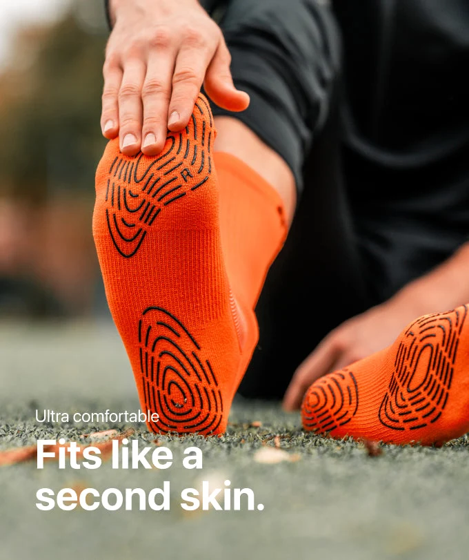 Grip Socks - Orange - Image 4