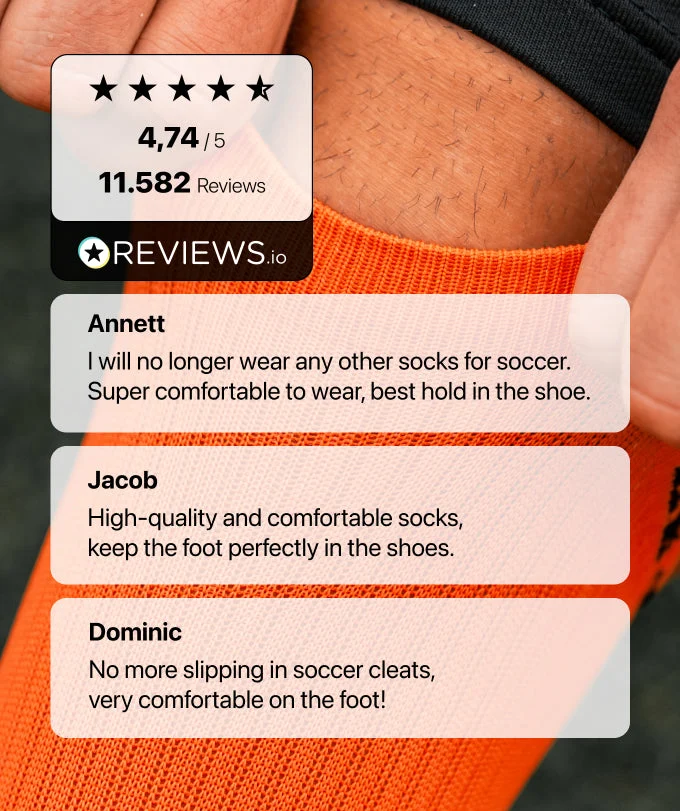 Grip Socks - Orange - Image 7